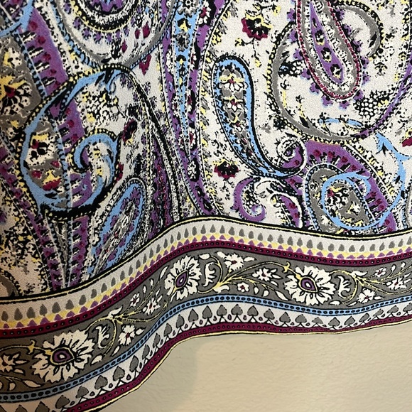 J Jill Adara Violet Paisley Wrapped-Back TUNIC (Size L) - Picture 7 of 9